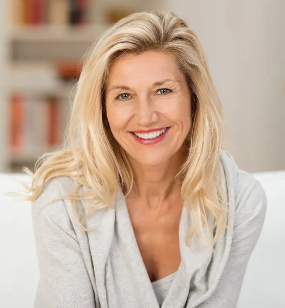 belmont woman smiling